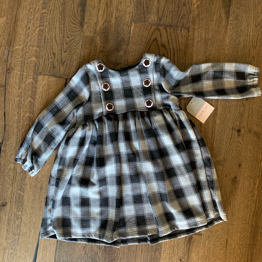 2T Plaid Dress with Bloomers